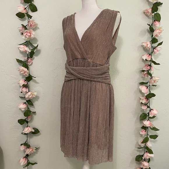 French Connection Marcelle Shimmer Party Dress - Picture 4 of 7